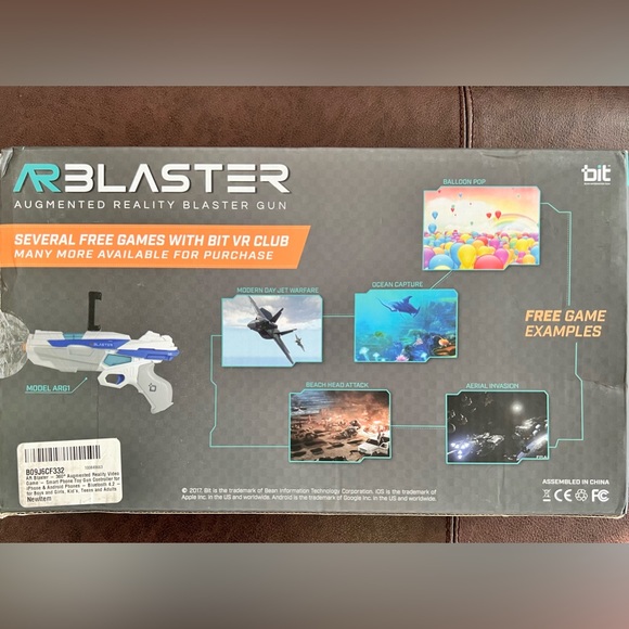 ARG1 Augmented Reality Blaster Gun, BIT, Works w iPhone & Android, NEW in Box - Picture 3 of 7